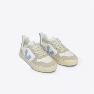 Couro V-10 Branco Aço Amêndoa