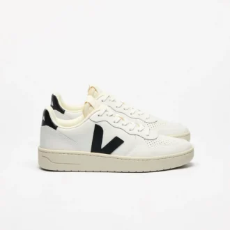 Couro V-10 Branco Preto