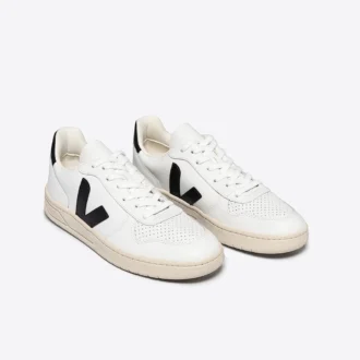 Couro V-10 Branco Preto