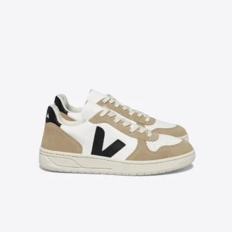 Couro V-10 Branco Preto Sahara