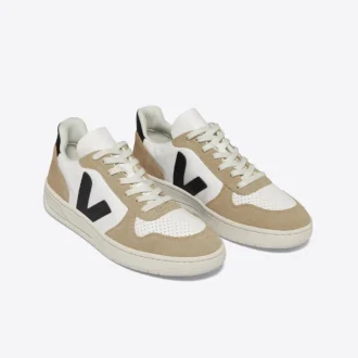 Couro V-10 Branco Preto Sahara