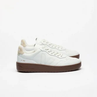 Couro V-90 Branco Pierre Amêndoa