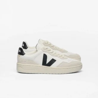 Couro V-90 Branco Preto