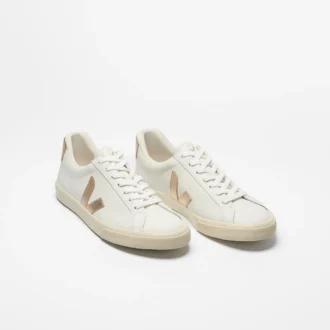 Esplar Couro Branco Platine