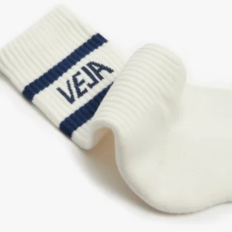 Meias icónicas Algodão Branco Azul