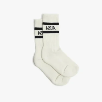 Meias icónicas Algodão Branco Preto