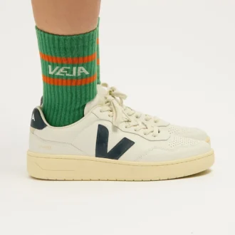 Meias icónicas Algodão Verde Branco Laranja