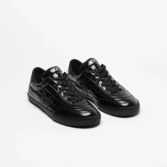 Panenka Couro Envernizado Preto