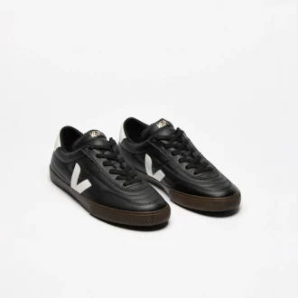 Panenka Couro Preto Branco