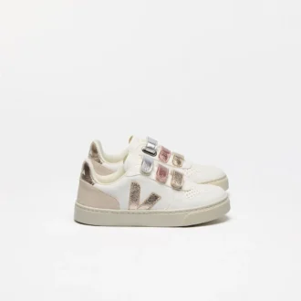 V-10 Couro Multico Branco Brilhante