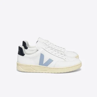 V-12 Couro Branco Steel Nautico