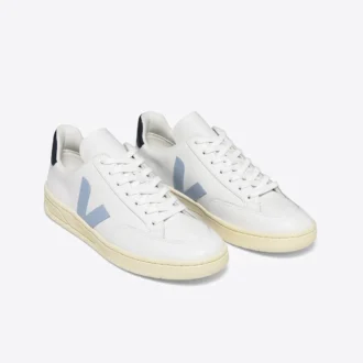 V-12 Couro Branco Steel Nautico