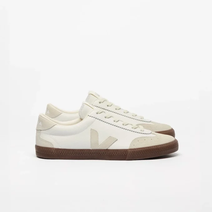 Volley Leather Branco Natural Bark Volley Leather Branco Natural Bark