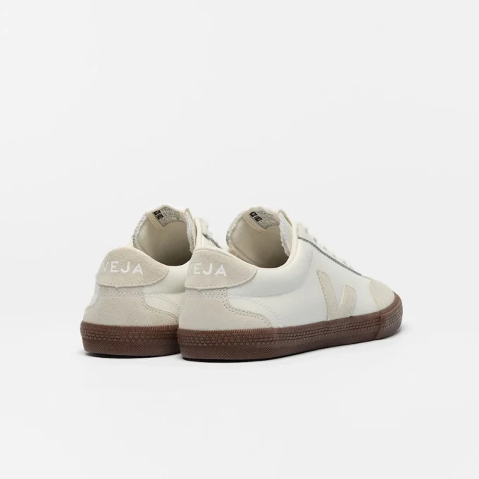 Volley Leather Branco Natural Bark Volley Leather Branco Natural Bark